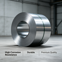 Bobine d'acier Aluzinc AZ30-AZ40, revêtement 0,8-1,00 mm d'épaisseur pour structure de cadre de porte de terminal aéroportuaire et de hangar