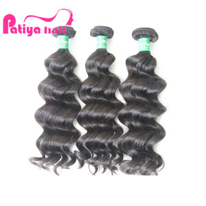 Bán buôn nhà sản xuất tóc con người dệt dài & tóc ngắn tự nhiên lượn sóng kiểu tóc đôi sợi ngang chưa qua chế biến Peru tóc 24 inch - Product Image 1