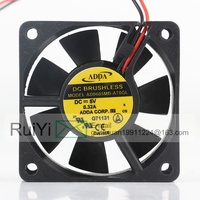 ADDA 12V 24V 48V DC5V 0.32A AC EC 6025 60X60X25MM 6CM Bantalan Bola Inverter Kabinet Aliran Aksial 2-kabel AD0605MB-A70GL Kipas Pendingin