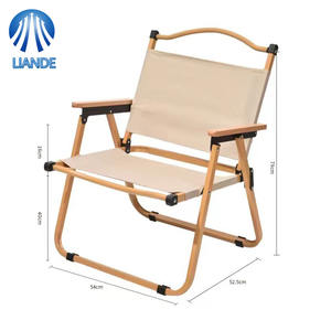 كرسي قمر محمول للأنشطة الخارجية، متين وقابل للطي، مصنوع من المعدن وقماش أكسفورد، خفيف الوزن للنزهات والتنزه والتخييم والبستنة - Product Image 4