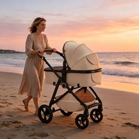 Poussette légère en gros 360 °   Poussette pliable à roues rotatives pour bébés de 0 à 36 mois