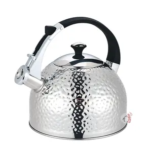 Realwin 2.5 liter Hot Sale Multi- Capacity Water Tea Kettle Stainless Steel Stovetop Teapot Whistling Kettle