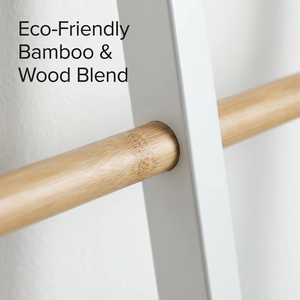 <span class=keywords><strong>Escalera</strong></span> Moderna <span class=keywords><strong>de</strong></span> Bambú para Baño y Sala <span class=keywords><strong>de</strong></span> Estar - Toallero Decorativo <span class=keywords><strong>de</strong></span> 6 Niveles - Estante <span class=keywords><strong>de</strong></span> Almacenamiento <span class=keywords><strong>de</strong></span> <span class=keywords><strong>Madera</strong></span> para Apoyar en la Pared - Product Image 6