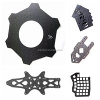 Dongguan Fabriek Koolstofvezelplaat Prijs Op Maat CNC Bewerking 3K Matte Koolstofvezelplaat Voor RC Modellen UAV Drones Industrieel