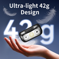 HL05-Q 500LM Lampu Kepala LED Induksi Sensor Gerak 7 Mode Pencahayaan Oranye Tipe-C Dapat Diisi Ulang Tahan Air 42g IP43 |   untuk
