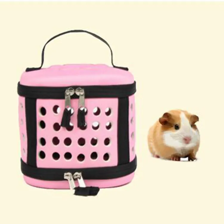 Well Sale Practical Foldable Hamster Carrier Bag Small Dog Travel Bag Eva Guinea Pig Mini Bag Luxury Hamster Cages For Sale