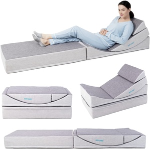 Trở Lại Và Chân Pain Relief Có Thể Điều Chỉnh Bộ Nhớ Bọt Mặt Trăng Ghế Cơ Thể Định Vị Nêm Gối Bộ - Product Image 2