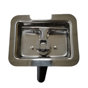 Cerradura de compresión con manija en T plegable de acero inoxidable para caja de herramientas - Product Image 1