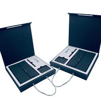 Ensemble de stylos et carnet de luxe A5/A6 de haute qualité avec couverture en PU, fait main, cadeau promotionnel d'entreprise pour insertion de cosmétiques USB ou éponges, idéal pour les cadeaux promotionnels.