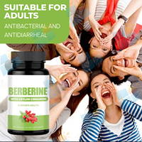 Complément alimentaire en capsules de berbérine pure naturelle biologique 1300 mg avec cannelle de Ceylan, marque privée OEM/ODM, pour la gestion du poids