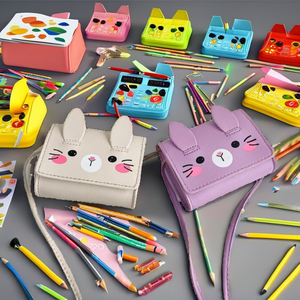 กระเป๋าถือหนัง PU ลายการ์ตูนสัตว์น่ารักกระเป๋าคาดลำตัวสีลูกกวาดกระเป๋าคาดเอวดีไซน์กระเป๋าสตางค์ <span class=keywords><strong>Hello</strong></span> Cat สำหรับเด็กผู้หญิงทารก - Product Image 2