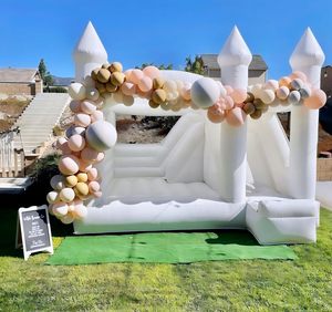 <span class=keywords><strong>Castillo</strong></span> Inflable Blanco, Casa <span class=keywords><strong>de</strong></span> Juegos Inflable para Exteriores, Brincolín Comercial para Decoración <span class=keywords><strong>de</strong></span> Bodas, Eventos, Negocios <span class=keywords><strong>de</strong></span> Alquiler - Product Image 5