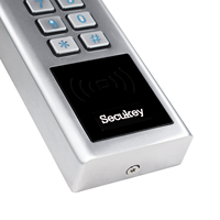 Contrôleur de porte intelligent étanche Secukey WK2 avec application TTLock, RFID 13,56 MHz, clé à code, mot de passe, carte, clavier de contrôle d'accès sans fil