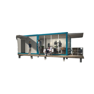 Petite maison conteneur en acier préfabriquée avec panneau sandwich pour usage en extérieur - Product Image 3