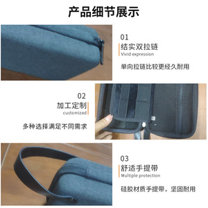 Sac de rangement pour console de jeu, étui de protection rigide en EVA pour console de jeu avec poignée, sur mesure - Product Image 3