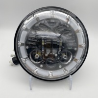 Pemasok lampu mobil LED pabrik lampu depan mobil Led 55W 7 inci lampu depan Led H7 lampu depan mobil Led bulat lampu depan Led untuk sepeda motarbike