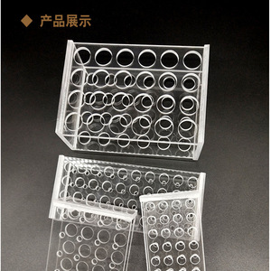 Estante de acrílico Taizhou Dalong para tubos de ensayo, 18 pozos, para tubos de centrífuga de 1.5, 2, 5, 7, 10, 15, 50, 100 ml, uso en laboratorio - Product Image 5
