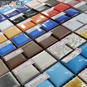 Phật sơn làm bằng tay DIY Mô hình đầy màu sắc vuông hình lục giác hoa gốm khảm bức tranh tường gạch phòng tắm nhà bếp sàn tường trang trí - Product Image 4