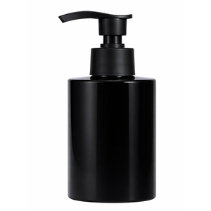 Bouteilles noires personnalisées OEM de 100 ml, 150 ml, 200 ml, 250 ml, 300 ml, 400 ml, 500 ml pour lotion avec pompe, produits et emballages en <span class=keywords><strong>plastique</strong></span> - Product Image 1