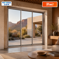 Puerta Corredera Metálica para Apartamento, Doble Acristalamiento, Diseño Minimalista Moderno, OEM ODM Profesional