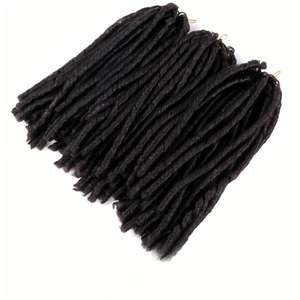 Extensions de cheveux 14 pouces Cabelo Nina Softex en fibre haute température non inflammable, double trame, 3X Pauqre Soft Dread - Product Image 3