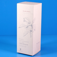 Boîtes en papier personnalisées logo cosmétique imprimé ivoire papier pliant lotion pour la peau emballage cosmétique boîte-cadeau en papier