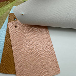 Usine en gros personnalisé brillant sans serpent texture PU faux <span class=keywords><strong>cuir</strong></span> artificiel pour sacs chaussures et autocollants - Product Image 5