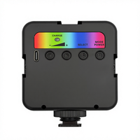 Support de téléphone portable magnétique RGB, trépied, lumière d'appoint, étanche, antichoc, température de couleur réglable, portable, caméra de poche