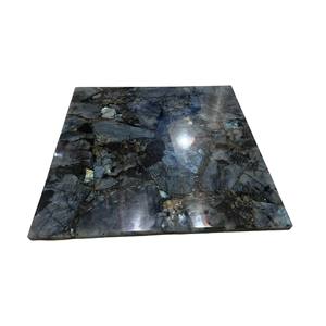 Meubles de maison modernes, granit bleu labradorite pour table à manger, pierre naturelle, granit labradorite, table à manger en marbre de luxe - Product Image 2