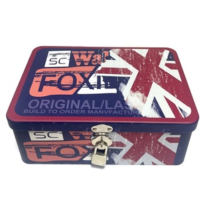 Caja Metálica Rectangular con Cierre, para Guardar Dinero, Joyas, Juguetes, Regalos, Manualidades, Almacenamiento Aséptico - Product Image 5