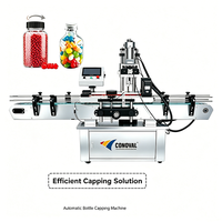 Équipement de bouchage de bouteilles avec alimentateur automatique de bouchons, compatible avec une machine de remplissage/étiquetage