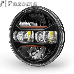 Phare de <span class=keywords><strong>moto</strong></span> 5,75 pouces 30W DOT pour Harley Davidson Sportster Dyna Softail | Installation facile, prêt à l'emploi - Product Image 2
