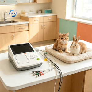Électrocardiographe vétérinaire numérique portable à 3 canaux pour animaux de compagnie (chiens, chats) - Product Image 4