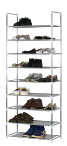 Instalación sencilla de zapateros metálicos multicapa para su uso en salas de estar y dormitorios - Product Image 4