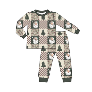 Ensemble pyjama camouflage de Noël pour garçons et filles, plusieurs imprimés de Noël, tenue de nuit douce à manches longues - Product Image 6