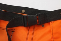 Celana Pelindung Gergaji Mesin Sturdyarmor Forest Logger, Proteksi Keselamatan Pribadi, Dapat Disesuaikan, Warna Oranye dan Hitam, Bahan Nilon, Level Proteksi D