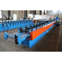Toiture en métal galvanisé automatiquement en aluminium demi-carré demi-rond attrape-pluie gouttière rouleau formant la machine