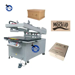 Hot Sale Automatic Flatbed Oblique Arm Fabric Flat Bed Screen Printing Machine for Corrugated Cardboard