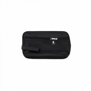 Neceser para Hombre, Bolsa de Maquillaje 25x14x7.5cm, Negro, Rojo, Blanco, Bolsa de Aseo - Product Image 1