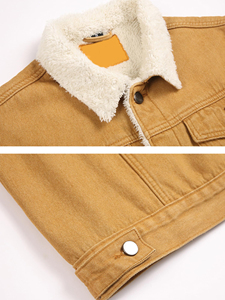 Veste en jean pour homme Bleu clair Style vintage Hiver Style streetwear personnalisé Vêtement extérieur en jean de haute qualité pour homme - Product Image 6