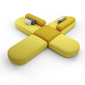 Canapé de bureau modulaire, mobilier pour salle d'attente, salle de réunion, réception des invités, canapé GVisitor pour hôtel - Product Image 3