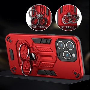 Custodia di Lusso Elegante Girevole con Doppio Anello di Supporto, Antiscivolo Antiurto in TPU PC con <span class=keywords><strong>Protezione</strong></span> Fotocamera per HONOR X80 PROMAX - Product Image 2