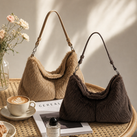Usine Sac à main en cuir luxe haut de gamme cheveux sur sac à bandoulière Boutique Marque Logo personnalisé Fournisseur en gros