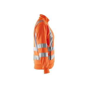 BLAKLADER - 330819745300S Women's <b>Hi</b>-<b>Vis</b> sweatshirt <b>Orange</b> - EAN 7330509615966 <b>HI</b>-<b>VIS</b> WORKWEAR - Product Image 4