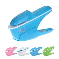 Mini agrafeuse à main sans agrafeuse portable de 10mm, 7 feuilles, capacité pour agrafeuse de papier, fournitures de bureau et de liage