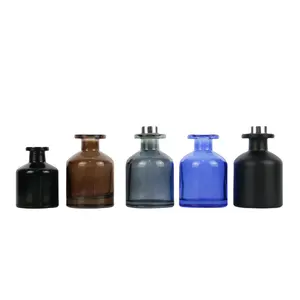 Wholesale 50ml 100ml 150ml 200ml Living Room Incense Glass Bottle Stick Aroma Essential Oil Incense Diffuser Perfume Bottle