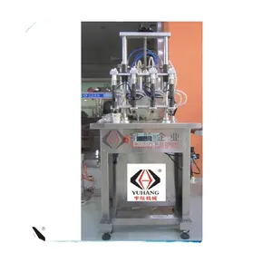 Mesin Pengisi Vakum Sensor Otomatis Cair, Mesin Isi Otomatis Empat Kepala untuk Botol Kaca Parfum