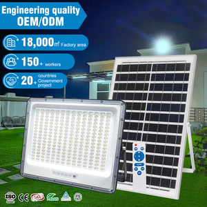 El mejor precio Olympic Sports Ip65 Impermeable 6V 50W 100W 200W 300W Panel solar Aluminio Pc Led Luz de inundación solar - Product Image 1