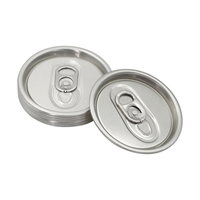 Vente en gros directe d'usine, logo personnalisé 206 #   Couvre-boîtes en aluminium SOT pour boissons, bières et sodas