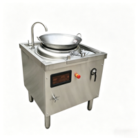 Table de cuisson à induction professionnelle en acier inoxydable à 1 brûleur 10000W+ AC 220-240V Plug-and-Play, nettoyage facile, pour wok, Winmost YS-XC